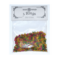 Loose granular 3 Kings Resin Incense in a 1oz bag, featuring a blend of frankincense, myrrh, and benzoin resins for spiritual cleansing and ritual use.