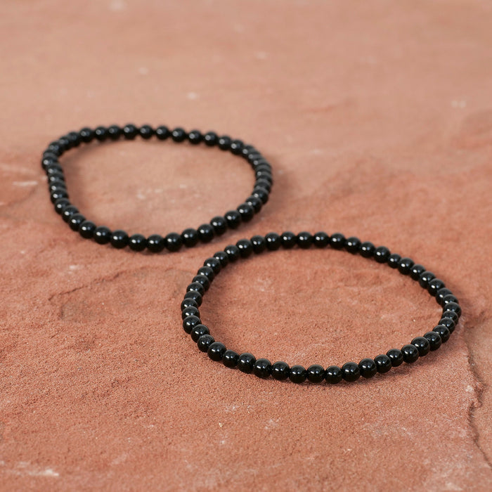 Black Tourmaline Bracelet Jewelry: Bracelet Milk and Honey 4mm