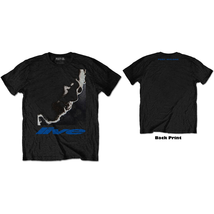 Post Malone - T-Shirt - Post Malone HT Live Black (Bolur)