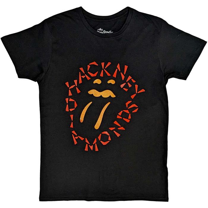Rolling Stones - T-Shirt - Hackney Diamonds Black Negative Tongue (Bolur)