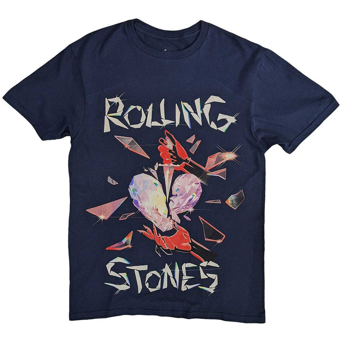 Rolling Stones - T-Shirt - Hackney Diamonds Navy Blue (Bolur)
